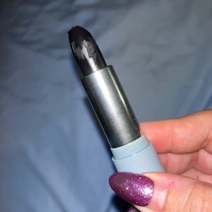 Kylie cosmetics lipstick in nightfall. Black lipstick.